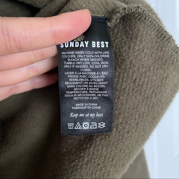 Aritzia Sunday Best Cropped Polo Sweatshirt - Picture 6 of 6